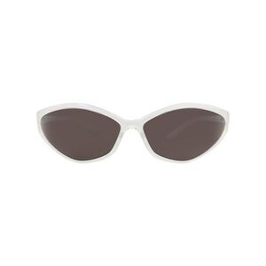 Balenciaga Shield-Frame Bio Injection Sunglasses White Unisex-Adult